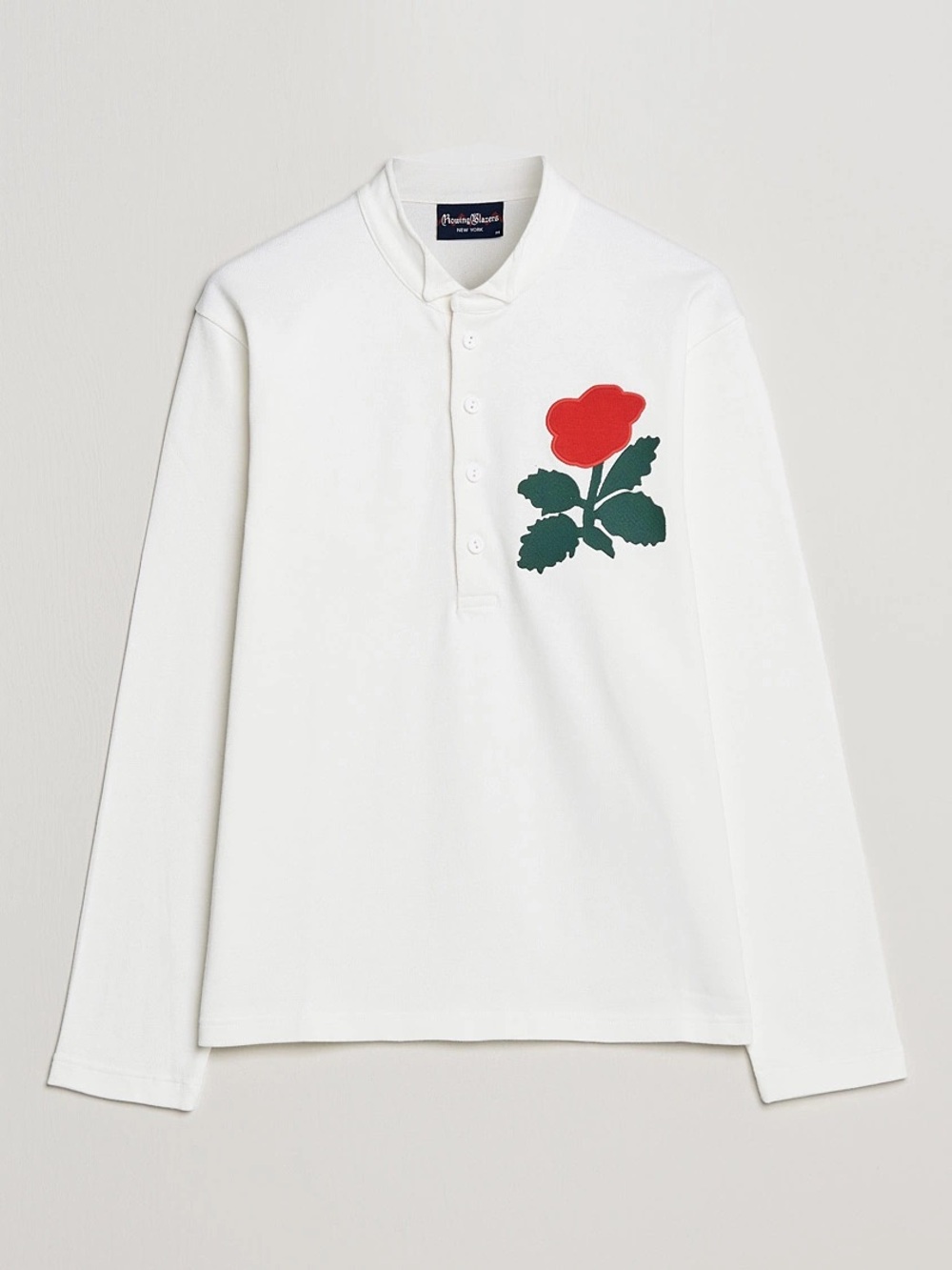 Rowing Blazers England 1871 Rose Emblem Long Sleeve Rugby Shirt